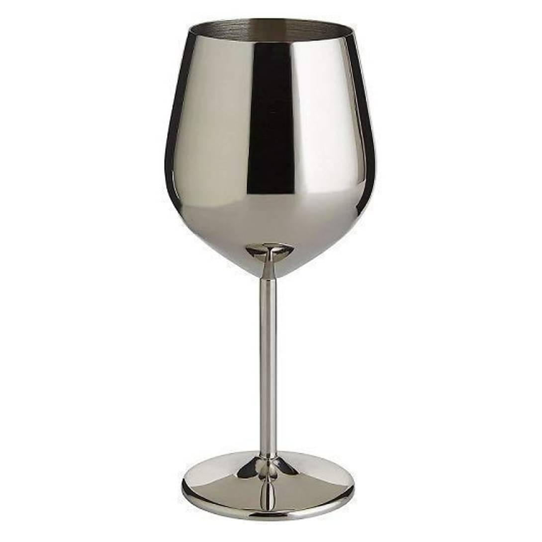 Stainless Steel Wine Goblet (Set of 6 Pieces)