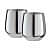 Stainless Steel Stemless Wine Glasses (Set of 2) - top_view