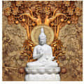 Exclusive Divine Buddha Ceramic Tile - rear_view