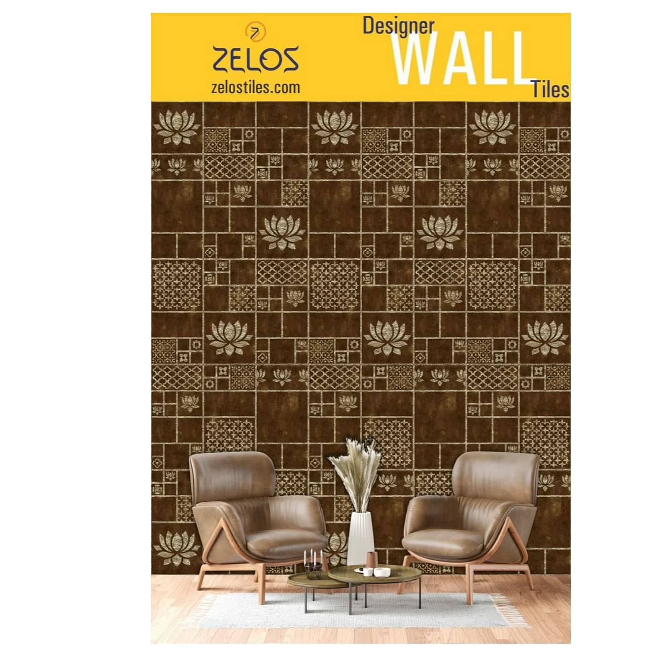 Lotus Ceramic Wall Tile