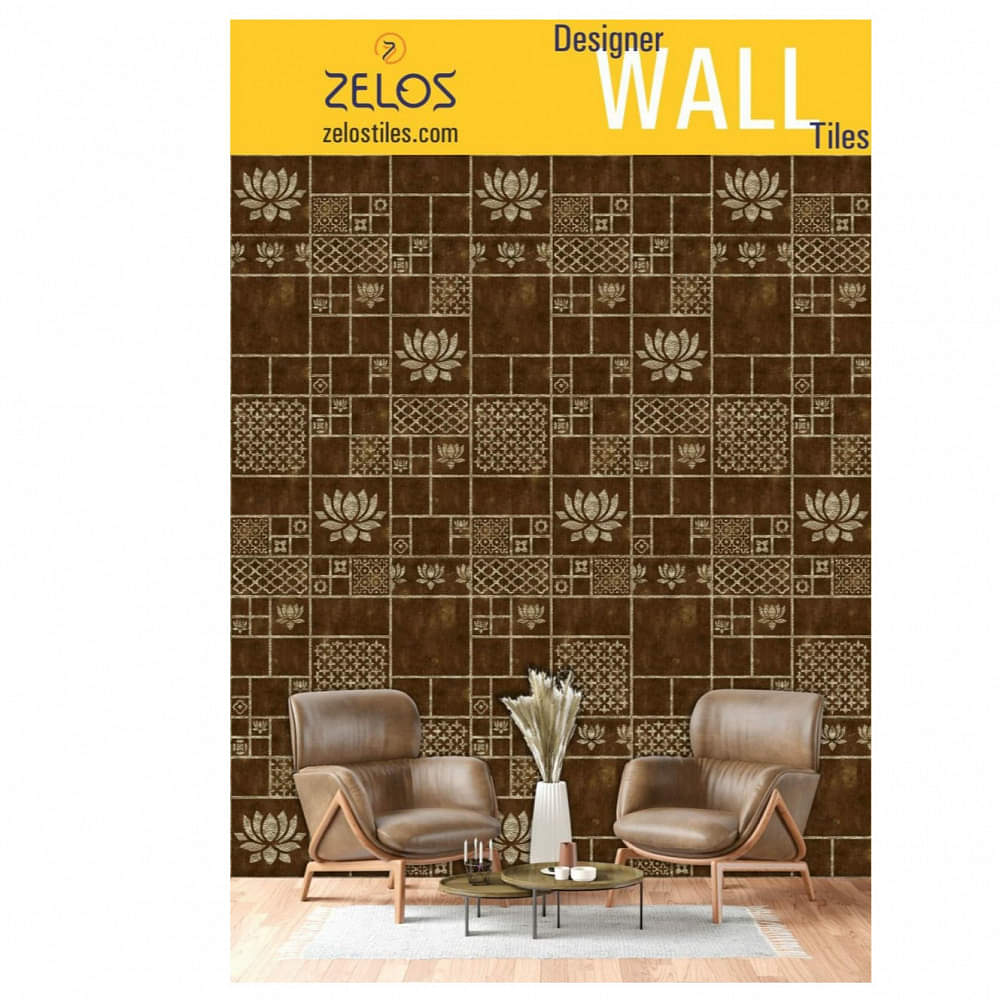 Lotus Ceramic Wall Tile - photo