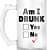 Am I Drunk Yes or No design Beer Mug - left_view