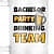 Bachelors Party Drinking Team Design Beer Mug - front_view