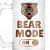 Bear Mode On Design Beer Mug - front_view