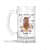 God is on holiday printed Beer Mug - photo