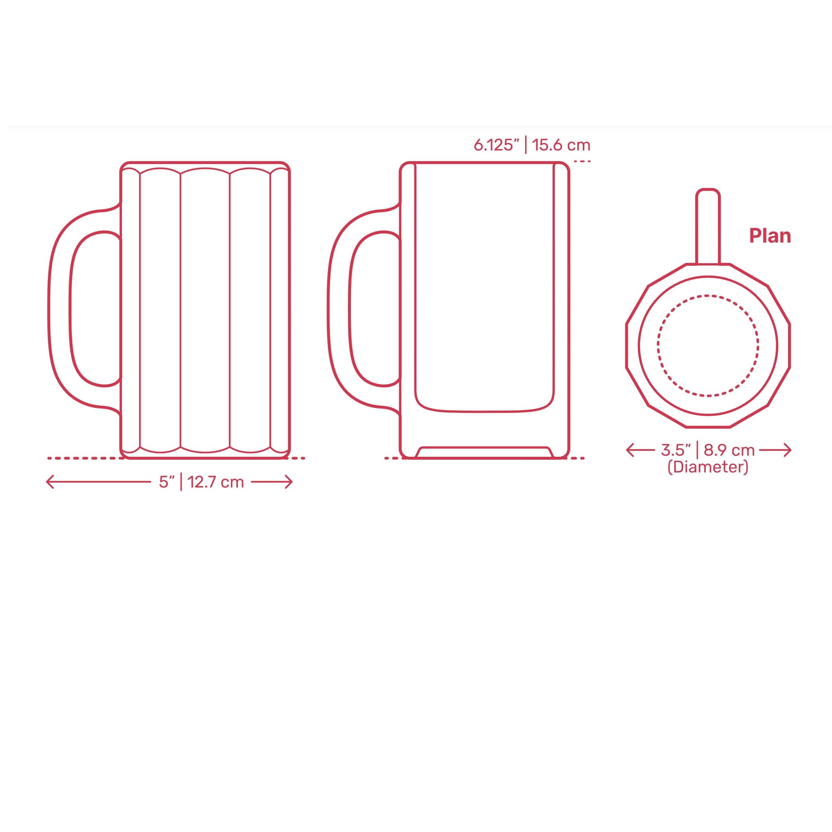 'Beareded Scumbag' printed Beer Mug
