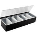 Garnish Tray in 6 Compartment - front_view