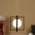 White Glass Single Hanging Light by Jainsons Lights- SQ-HL - without Bulb - photo