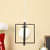 White Glass Single Hanging Light by Jainsons Lights- SQ-HL - without Bulb - front_view