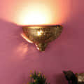 Gold Brass Wall Light - photo