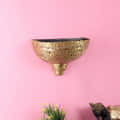Gold Brass Wall Light - front_view