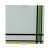 Square White Metal Wall Light 9" - rear_view