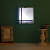 White Metal Wall Light 9" - top_view