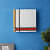 White Glass Wall Light 12" - front_view