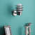 Silver Metal Wall Light Holder - front_view
