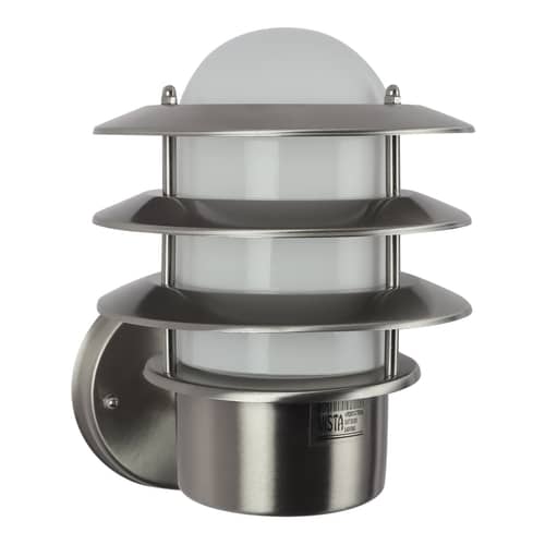 Silver Metal Wall Light Holder