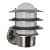 Silver Metal Wall Light Holder - rear_view