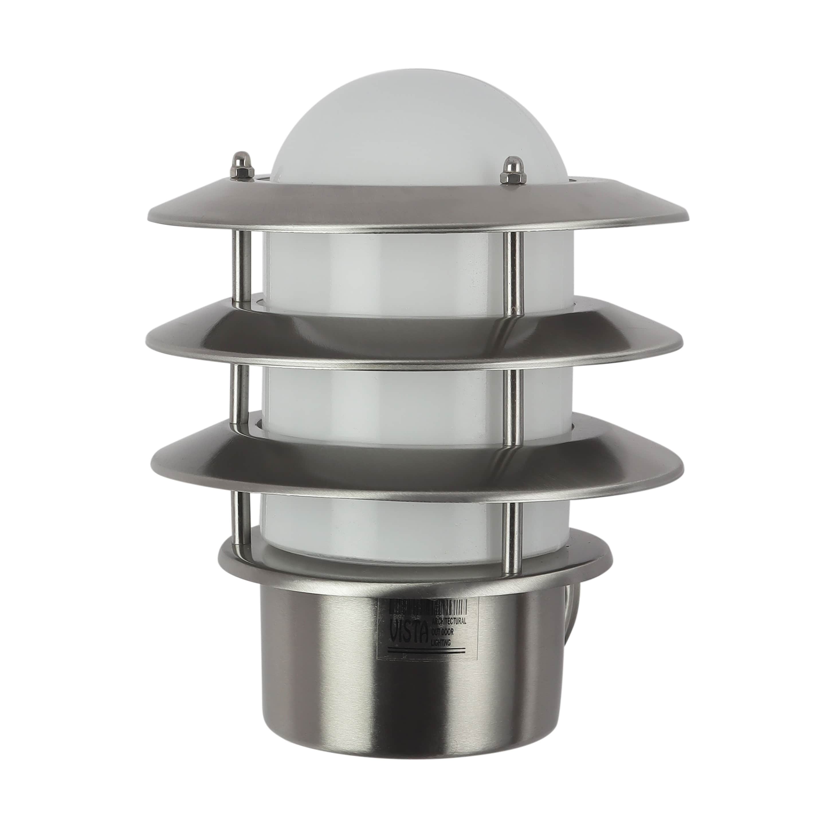 Silver Metal Wall Light Holder - left_view
