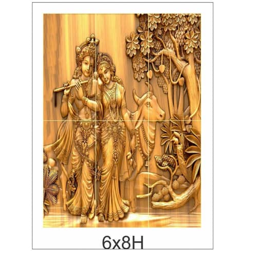 Radha Krishna Ceramic Tile