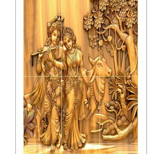 Radha Krishna Ceramic Tile