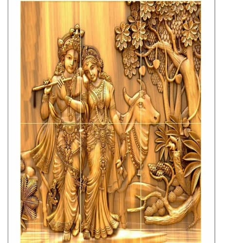 Radha Krishna Ceramic Tile
