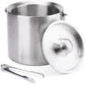Satin Finish Stainless Steel Double wall Ice Bucket Set 2 L - photo