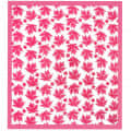 Cotton Double Bedsheet With Pillow Covers - Pink - rear_view
