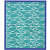 Cotton Double Bed sheet With Pillow Covers - Teal - rear_view