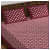 Cotton Double Bed sheet With Pillow Covers - Maroon - front_view