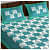 Cotton Double Bedsheet With Pillow Covers - Green - front_view