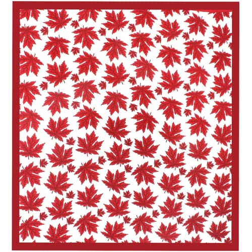 Cotton Double Bedsheet With Pillow Covers - Red