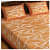 Cotton Double Bedsheet With Pillow Covers - Brown - front_view
