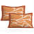 Cotton Double Bedsheet With Pillow Covers - Brown - top_view