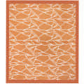 Cotton Double Bedsheet With Pillow Covers - Brown - rear_view