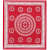 Cotton Double Bedsheet With Pillow Covers - Red - rear_view