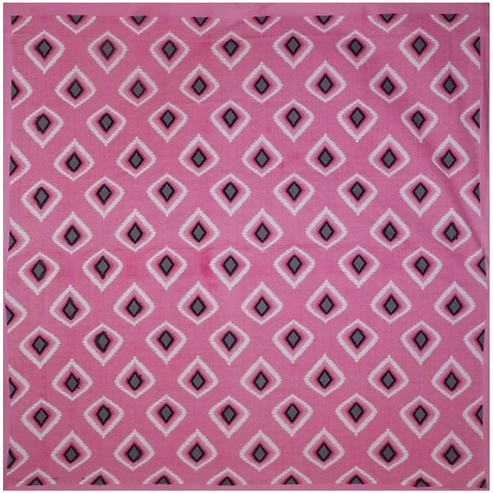 Cotton Double Bedsheet With Pillow Covers - Purple - front_view