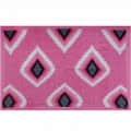 Cotton Double Bedsheet With Pillow Covers - Purple - top_view