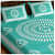 Cotton Double Bedsheet With Pillow Covers - Green - front_view