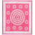 Cotton Double Bedsheet With Pillow Covers - Pink - rear_view