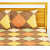 Poly Cotton Double Bedsheet With Pillow Covers - Brown - top_view