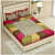 Cotton Printed Double Bedsheet With Pillow Covers - Multicolor - photo