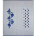Cotton Printed Double Bed sheet With Pillow Covers - Blue - front_view