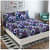 Cotton Double Bedsheet With Pillow Covers Printed - Purple - photo
