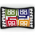 Ludo Print Double Bed sheet With Pillow Covers - top_view