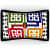 Ludo Print Double Bed sheet With Pillow Covers - top_view