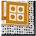 Ludo Print Double Bed sheet With Pillow Covers - rear_view