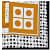 Ludo Print Double Bed sheet With Pillow Covers - rear_view
