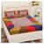 Cotton Printed Double Bedsheet With Pillow Covers - Multicolor - photo