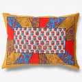 Cotton Printed Double Bedsheet With Pillow Covers - Multicolor - top_view