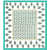 Pure Cotton Double Bedsheet With Pillow Covers - Green - top_view